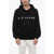 John Richmond Embroidered Logo Betto Brushed Cotton Hoodie Black
