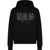 DSQUARED2 Rhinestoned Logo Gothic Hoodie Black