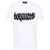 DSQUARED2 Cotton D2 Gothic Loose Fit T-Shirt With Rhinestones White