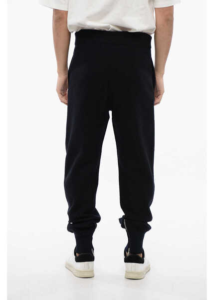 Pantaloni casual Jil Sander Wool Pants With Ankle Zip Blue Barbati (BM 16714494) 2