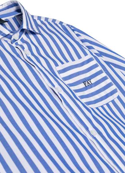 Camasi casual Fay Mc Stripes Shirt MULTICOLOUR Baieti (BM 16714632) 3