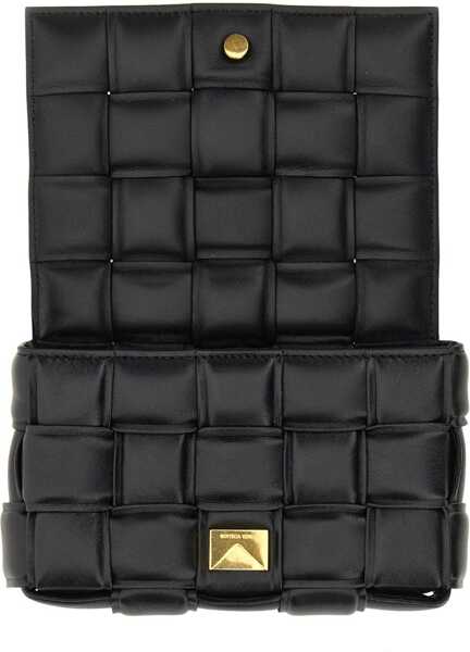 Genti tip postas Bottega Veneta Small Padded Cassette Bag BLACK Femei (BM 16714809) 3