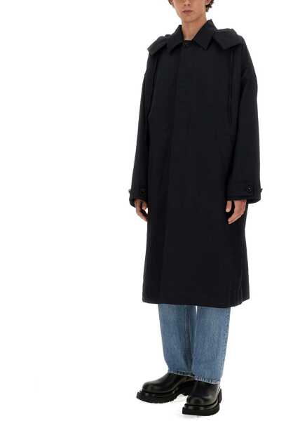 Paltoane Bottega Veneta Hooded Trench Coat BLUE Barbati (BM 16714827) 2