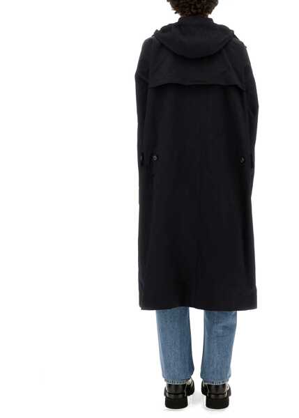 Paltoane Bottega Veneta Hooded Trench Coat BLUE Barbati (BM 16714827) 3