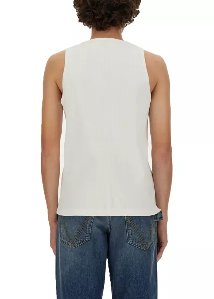 Tricouri Bottega Veneta Cotton Jersey Top WHITE Barbati (BM 16714869) 3