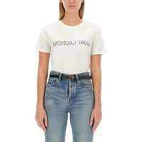 Tricouri Saint Laurent Reverse T-Shirt Femei