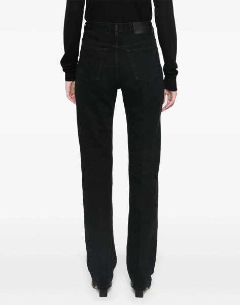 Blugi skinny Saint Laurent Straight Denim Jeans BLACK Femei (BM 16715040) 4