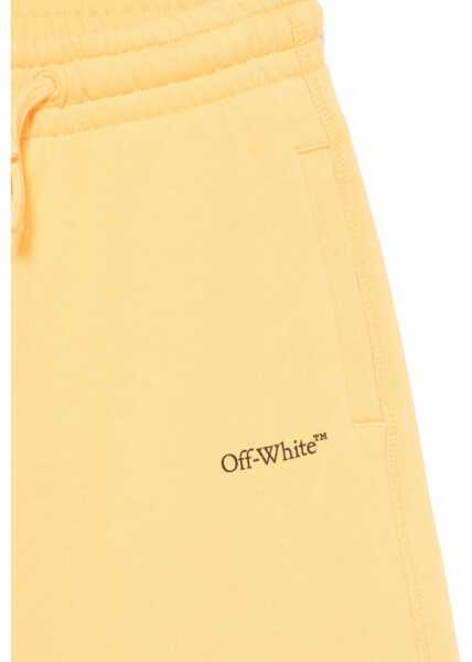 Pantaloni scurti Off-White Bookishdiagsweatshort YELLOW Baieti (BM 16715265) 3