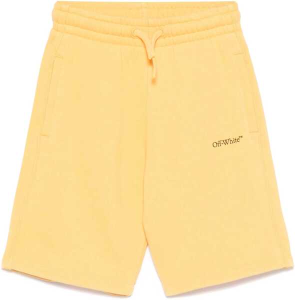 Pantaloni scurti Off-White Bookishdiagsweatshort YELLOW Baieti (BM 16715265) 1