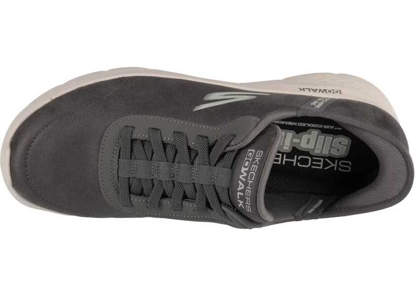 Sneakers SKECHERS Slip-Ins: GO Walk Flex - Smooth Motion Grey Barbati (BM 16717140) 3