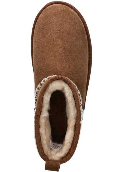 Bocanci de iarna EMU Australia Stinger Knit Flatform Brown Femei (BM 16717641) 4