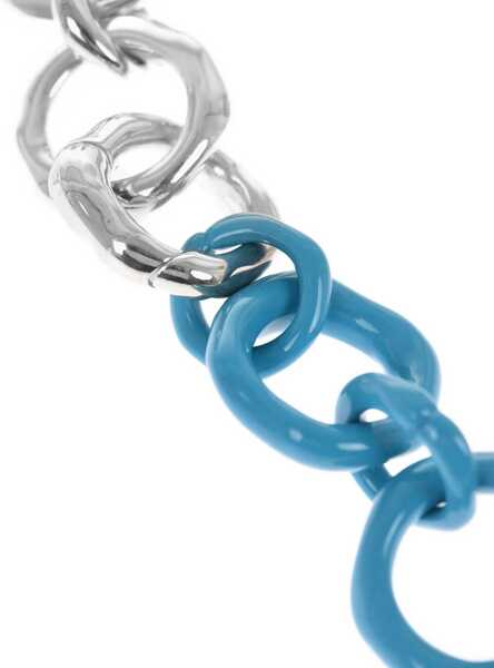 Coliere Jil Sander Enameled Brass Chain Necklace New Lightness Light Blue Femei (BM 16718487) 2