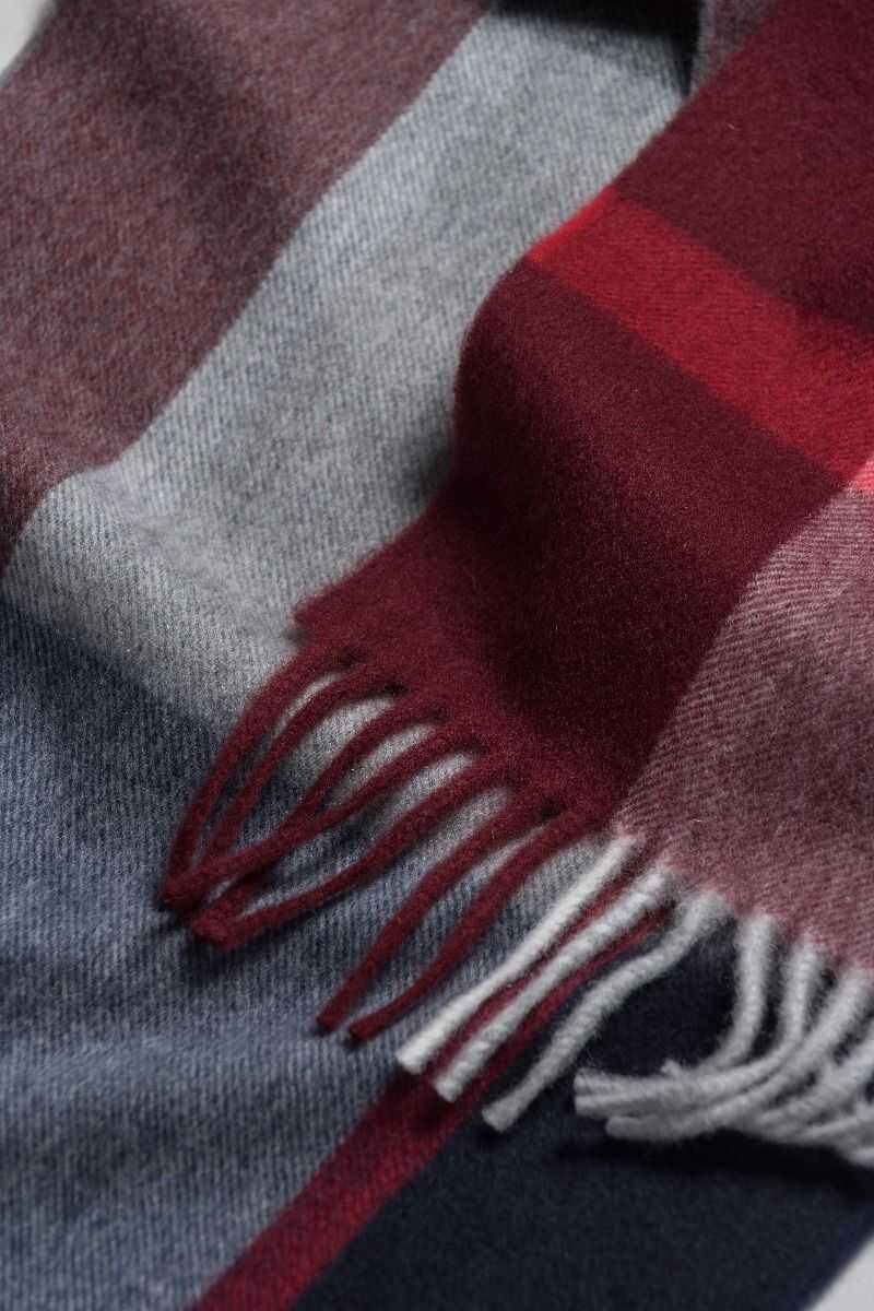 Esarfe BEGG SCOTLAND Begg Scotland Scarf VALE.SITWELL BURGUNDY RED Burgundy Red Barbati (BM 16718658) 2