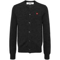 Pulovere Comme Des Garçons Play Round--Neck Small Red Emblem Knit Clothing Femei