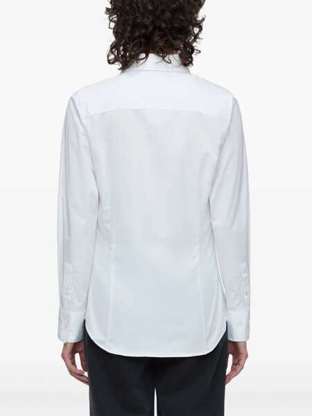 Camasi CLOSED Closed Pleated Sleeve Shirt Clothing WHITE Femei (BM 16719966) 2