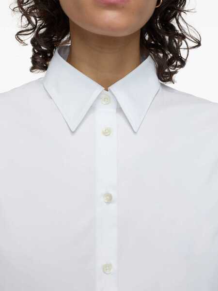 Camasi CLOSED Closed Pleated Sleeve Shirt Clothing WHITE Femei (BM 16719966) 3