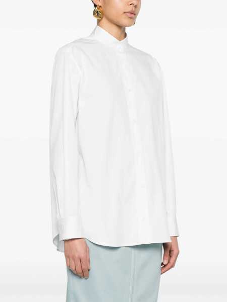 Camasi Fendi Fendi Poplin Shirt WHITE Femei (BM 16720314) 3
