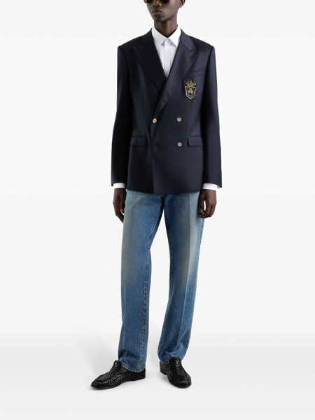 Sacouri Dolce & Gabbana Dolce & Gabbana Navy Blue Blazer BLUE Barbati (BM 16720386) 2