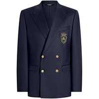 Sacouri Dolce & Gabbana Navy Blue Blazer Barbati