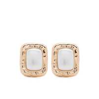 Cercei Self-Portrait Mottled Gold Pearl Earrings Accessories Femei