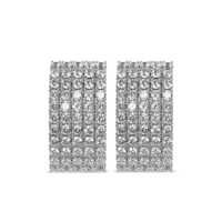 Cercei Self-Portrait Crystal Chainmail Earrings Accessories Femei