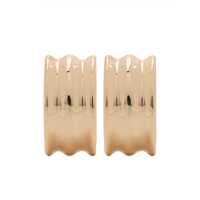 Cercei Self-Portrait Gold Ridged Earrings Accessories Femei