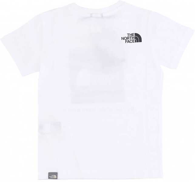 Tricouri The North Face Box S/S Tee WHITE Baieti (BM 16722303) 2