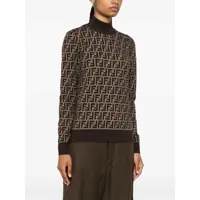 Pulovere Fendi Dama - Pulovere Fendi Turtleneck Sweater TOBACCO Femei (BM 16722447) - B-mall.ro