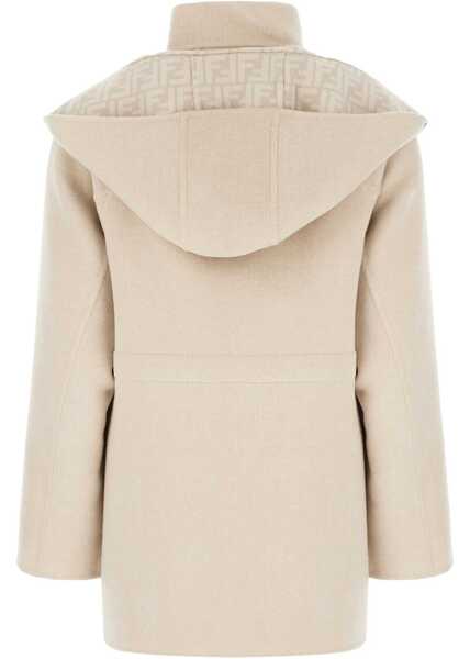 Paltoane Fendi Wool Coat with removable hood CALCE Femei (BM 16722678) 2