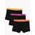Nike Set 3 Pairs Of Stretch Cotton Boxers With Logoed Elastic Ban Black