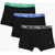 Nike Set 3 Pairs Of Stretch Cotton Boxers With Logoed Elastic Ban Black