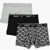 Nike Set Of 3 Stretch Cotton Boxers With Logoed Elastic Band Multicolor