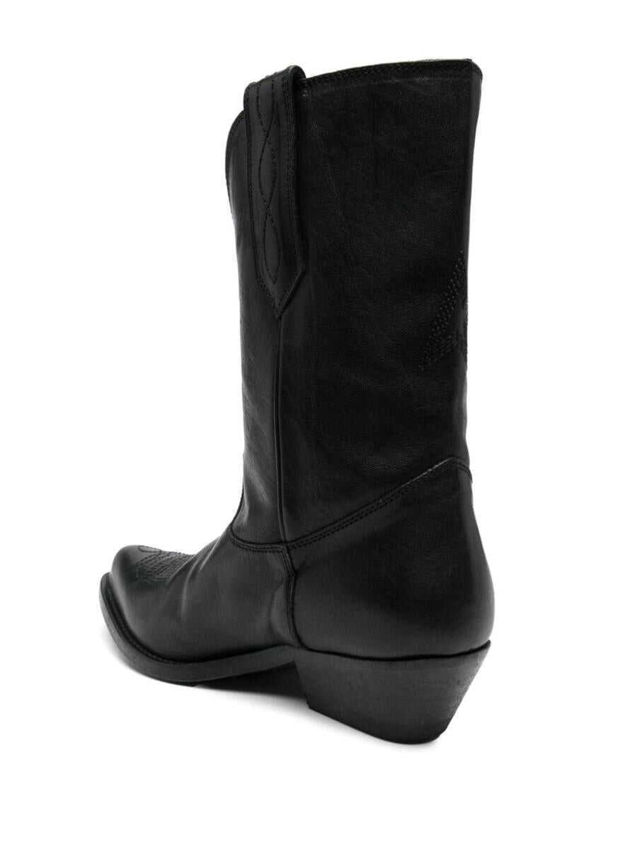 Bocanci Golden Goose Golden Goose Wish Star Leather Boots Black Femei (BM 16724217) 4
