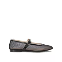 Balerini Le Monde Bèryl Mesh Mary Jane Ballet Flats Femei
