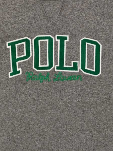 Hanorace Ralph Lauren Logo Crewneck Sweatshirt GREY Baieti (BM 16725528) 3