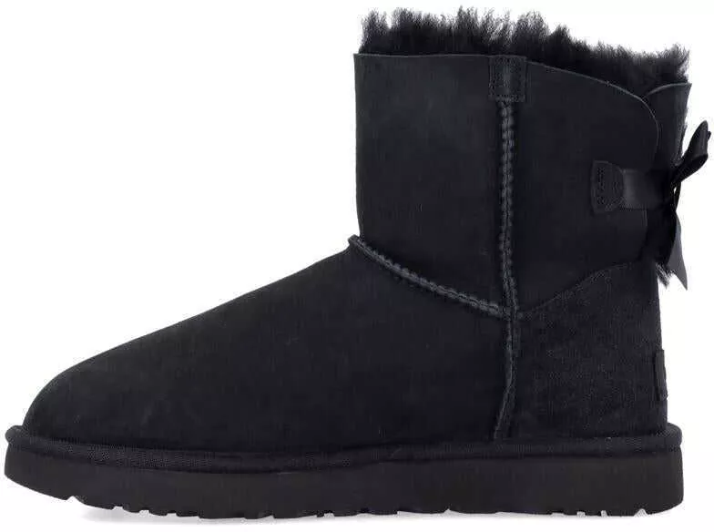 Pantofi cu toc UGG UGG WomanS Mini Bailey Bow Ii Boots Black Femei (BM 16725668) 3