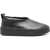 Jil Sander Leather Slip-On Sneakers With Rubber Sole Black