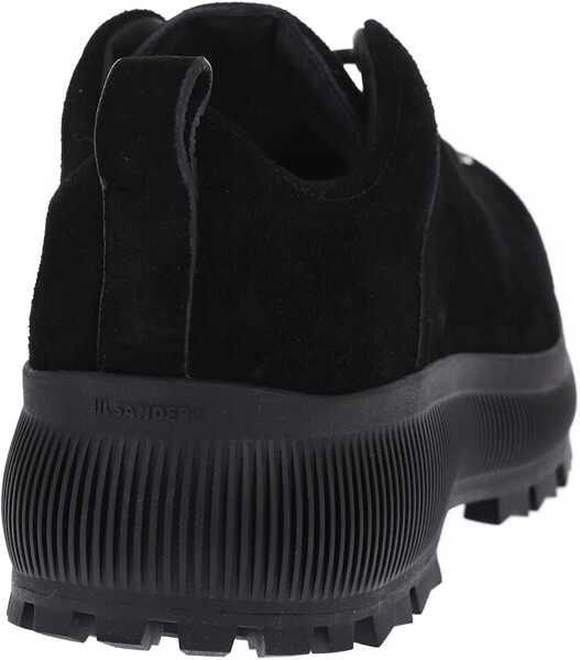 Sneakers Jil Sander Suede Lace-Up Sneakers With Vibram Sole Black Barbati (BM 16725729) 3