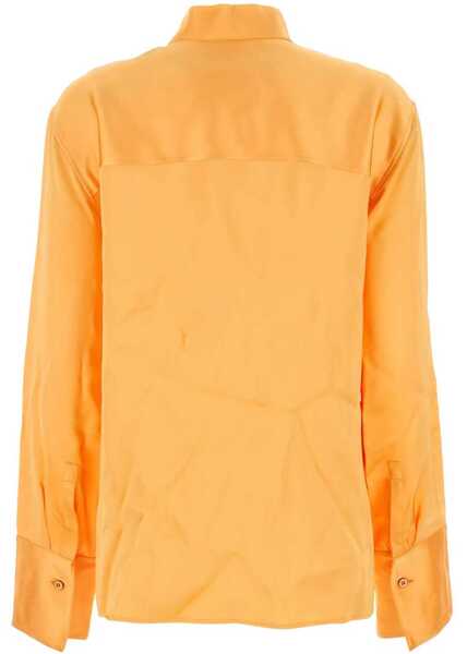 Camasi casual Jil Sander Viscose Shirt With Self-Tie Detailing Orange Femei (BM 16725738) 2