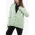 Jil Sander Cashmere-Blended Cardigan With Asymmeric Hem Green