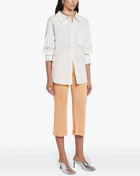 Pantaloni casual Jil Sander High-Waisted Flared Pants Orange Femei (BM 16725762) 2