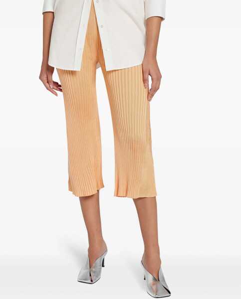 Pantaloni casual Jil Sander High-Waisted Flared Pants Orange Femei (BM 16725762) 5
