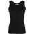 Jil Sander Wool-Blended Stretchy Tank Top Black