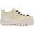 Jil Sander Suede Lace-Up Sneakers With Vibram Sole White