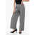 Jil Sander Reflector Cropped Pants With Zipped Detailing Silver
