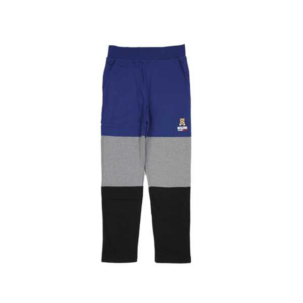 Pantaloni de trening Moschino Moschino Underwear Cotton Logo Sweatpants Blue Femei (BM 16726185) 1