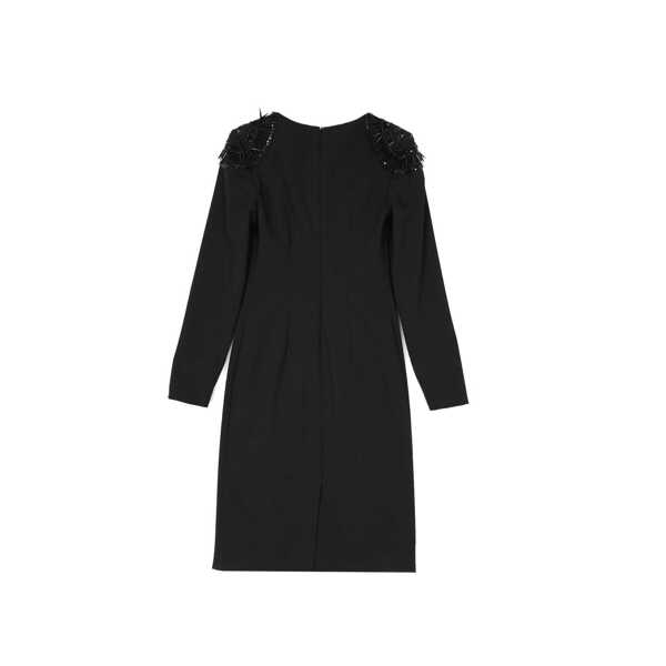 Rochii Alberta Ferretti Alberta Ferretti Wool Blend Dress Black Femei (BM 16727562) 2