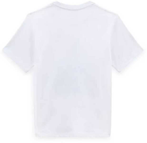 Tricouri Vans Reflective Checkerboard Flame T-Shirt WHITE Baieti (BM 16727658) 2