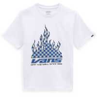 Tricouri Vans Reflective Checkerboard Flame T-Shirt