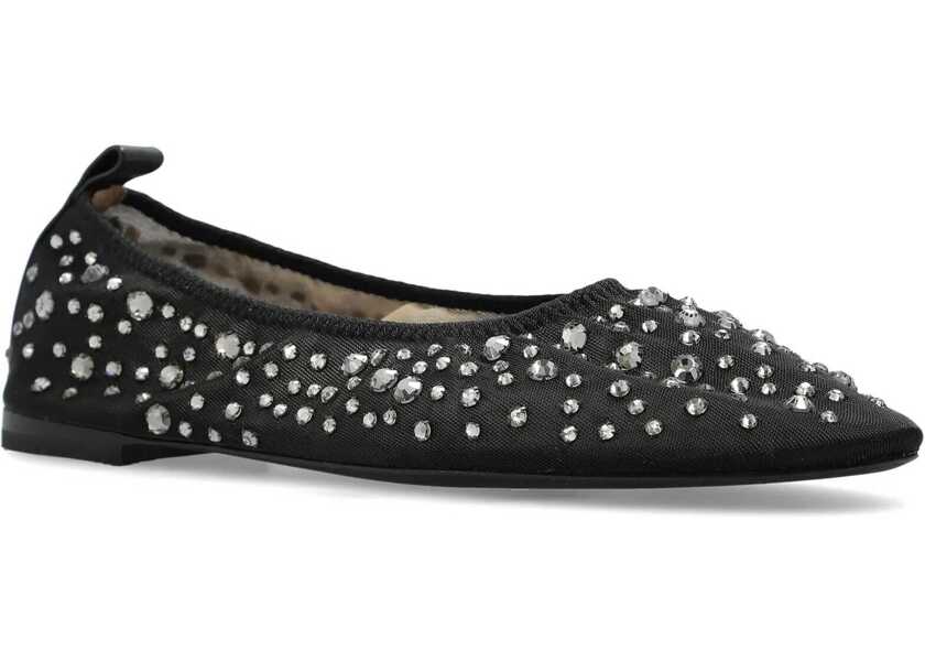 Balerini Tory Burch Ballerina With Crystals BLACK Femei (BM 16727688) 4
